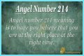 
ANGEL NUMBER 214
